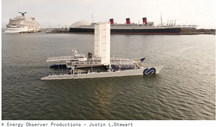 Première escale américaine du navire du futur : Energy Observer est à Long Beach du 23 au 28 avril @energ..
