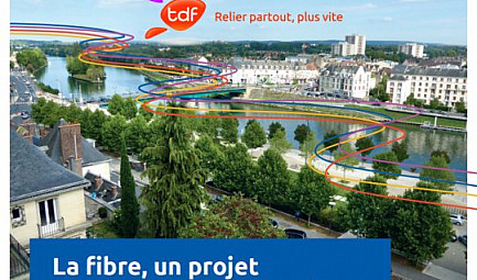 TDF INAUGURE SON CENTRE TECHNIQUE NATIONAL DE LA FIBRE À CERGY-PONTOISE DANS LE VAL D'OISE @TDFgroupe @Local..