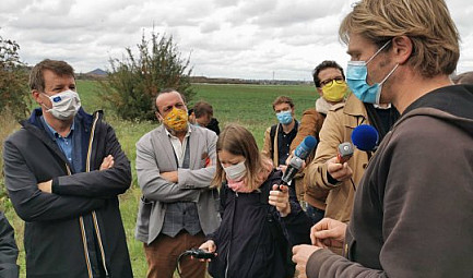 Benoît Biteau Eurodéputé : Rencontre avec Stéphane Delmotte, betteravier bio @EELV @BenoitBiteau @gruffa..