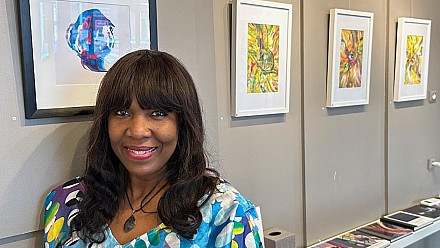 Yolande Oxybel (OxybelyArts) : les couleurs de l'intérieur.