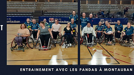 ACTEURS LOCAUX 82 - TV LOCALE 82 - LES ENTREPRISES S'ENGAGENT EN TARN-ET-GARONNE = PARTICIPATION À L'ENTRAINEMENT DES PANDAS 