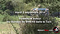 ZAD Barrage de Civens dans le Tarn :  après 2 jours de confrontations, premier barrage routier par les opposants 