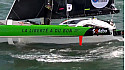 Transat Jacques Vabre 2017: Sodebo ultim  est talonné par Edmond de Rothshild qui n?est qu?à 40 miles  à 24h de l'arrivée @Sodebo_Voile @TransatJV_fr 
