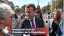 Emmanuel Macron, Président de la République, échange avec la délégation de femmes de Tarn-et-Garonne