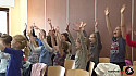 Les Gospel Kids en répétition à Illkirch avant leur concert anniversaire