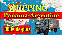 Acteurs-Locaux Les FUSOTISTES   137  au PANAMA   -    SHIPPING Panama 🇵🇦 - Argentine 🇦🇷