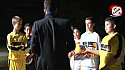 Challenge Orange @le12emehomme : Avec l’équipe de Fonbeauzard, durant le match @Toulouse_TFC - @OM_Officiel