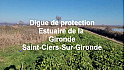 Acteurs Locaux de Saint-Ciers-sur-Gironde - Erosion de la digue de protection de l'estuaire de la Gironde en Amont de la Centrale nucléaire du Blayais. 