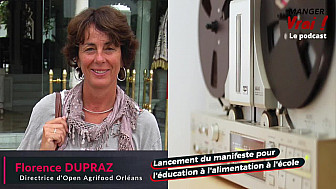 TV Locale Orléans - Florence DUPRAZ : l'alimentation est aujourd'hui le parent pauvre de l'éducation