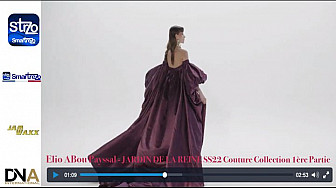 Tv Locale Paris - Elio ABou Payssal - JARDIN DE LA REINE SS22 Couture Collection Making Off 1ère partie