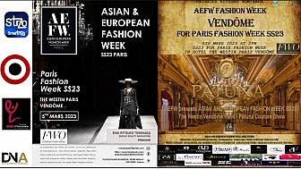 Tv Local Paris presents ASIAN AND EUROPEAN FASHION WEEK SS23  - The Westin Vendôme Paris - Patuna Couture Show