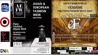 Tv Locale Paris - AEFW presents ASIAN AND EUROPEAN FASHION WEEK SS23 The Westin Vendôme Paris - Collection  Dad My Lucky Star by Enoka Fonseka 
