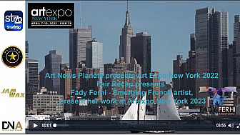 Tv Local New York - Art News Planète presents Art Expo New York 2022 - Fair Recap presents  Fady Ferhi - Emerging French artist, will present her work at Artexpo New York 2023
