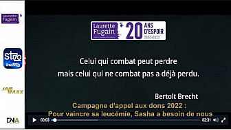 Tv Locale Paris - L'Association Laurette Fugain présente la Campagne d'appel aux dons 2022 : Pour vaincre sa leucémie, Sasha a besoin de nous.