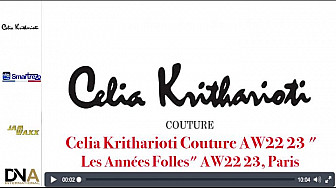 Tv Locale Paris présente Celia Kritharioti Couture AW22 23 'Les Années Folles' AW22 23, Paris