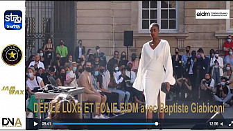 Tv Locale Paris - Défilé LUXE ET FOLIE EIDM avec Baptiste Giabiconi 