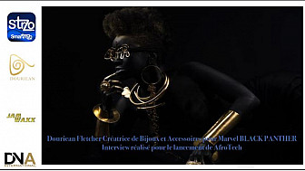 Tv Locale Paris présente Douriean Fletcher Créatrice de Bijoux et Accessoires pour Marvel BLACK PANTHER