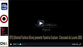 Tv Locale Paris  OFS (Oriental Fashion Show) presents Yasmina Couture - Caroussel du Louvre 2020