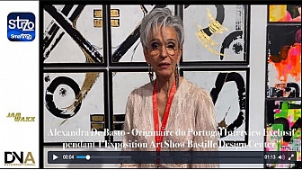 Tv Locale Paris - DN-A INTERNATIONAL présente Alexandra De Basto - Originaire du Portugal Interview Exclusif pendant  l'Exposition Art Show Bastille Design Center