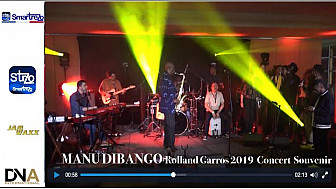 Jam Waxx présente MANU DIBANGO Rolland Garros 2019 Concert  Souvenir 
