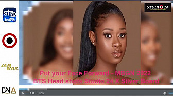 Put your Face Forward - MBGN 2022 - BTS Head shots Studio 24 X Silver Board