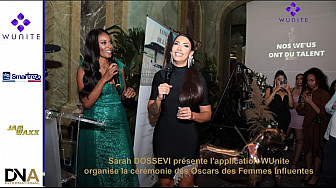 Tv Locale Paris  Sarah DOSSEVI présente l'application WUnite, organise la cérémonie des Oscars des Femmes Influentes
