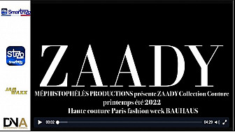 Tv Locale Paris - MÉPHISTOPHÉLÈS PRODUCTIONS présente ZAADY Collection Couture printemps été 2022 - Haute couture Paris fashion week BAUHAUS