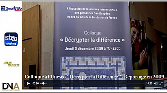 Tv Locale Paris - Jam WAXX Présente lors du Colloque à l'Unesco ''Décrypter la Différence'' - Reportage en 2009 