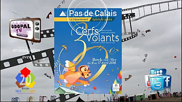 30èmes Rencontres Internationales de Cerfs-Volants avec Xavier BERTRAND, Président de la Région Hauts-de-France Nord - Pas-de-Calais - Picardie 