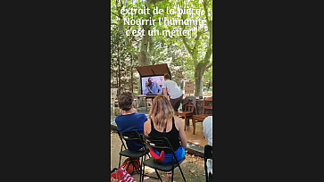 Nourrir l'humanité c'est un métier théâtre documentaire extrait 1