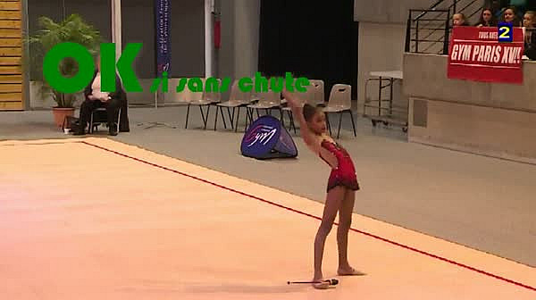 Exemples Difficultés Massues en Gymnastique Rythmique - Vidéo