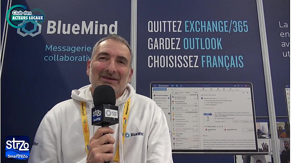 Acteurs Locaux Toulouse - Pierre BAUDRACCO Président de BlueMind au micro de Michel LECOMTE CEO de 