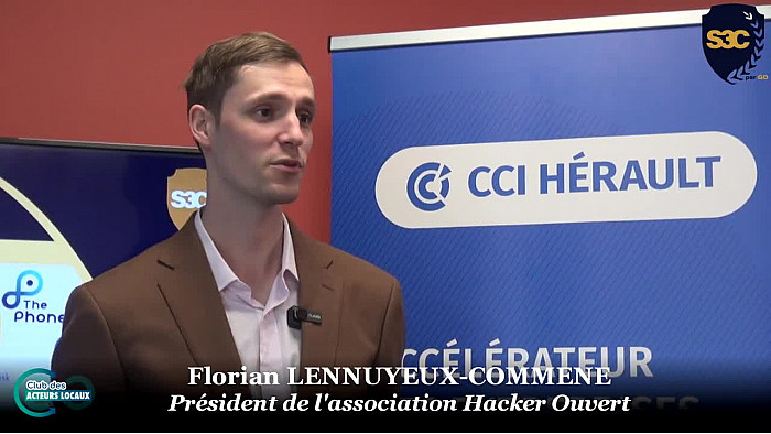 Florian de l'association Hacker Ouvert sera au Salon Cybersécurité S3C Montpellier