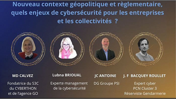 Salon S3C 2025 - Lubna Brioual "Enjeux de Cybersécurité pour les Entreprises et Collectivités françaises"