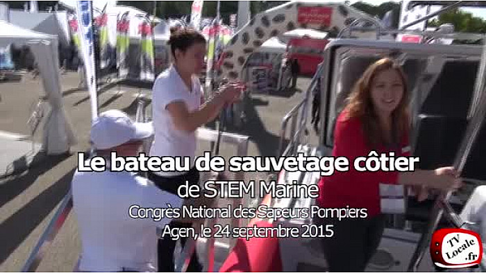Vidéo 3'33''. Le bateau de sauvetage côtier de STEM Marine.