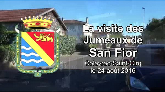 Vidéo 4’55''. L’accueil aux Jumeaux italiens de San Fior.