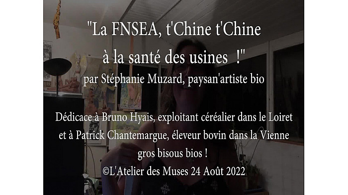 "FNSEA t'Chine, t'Chine, à la santé des usines !" par Stéphanie Muzard
