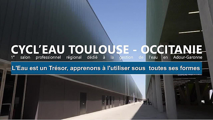 Jean Claude Lasserre président de l'association Cycl'eau le 1er salon professionnel régional d'Occitanie, dédié à la gestion de l'eau