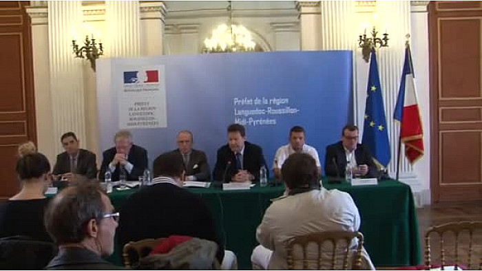 @Toulouse : le m&eacute;diateur national du cr&eacute;dit aux entreprises faisait un point sur la sant&eacute; &eacute;conomique des entreprises &agrave; la #pr&eacute;fecture de #Haute_Garonne