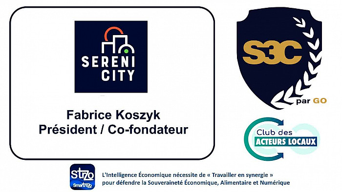 Salon S3C - Fabrice Koszyk Président / Co-fondateur de SERENICITY - Cybersécurité de précision
