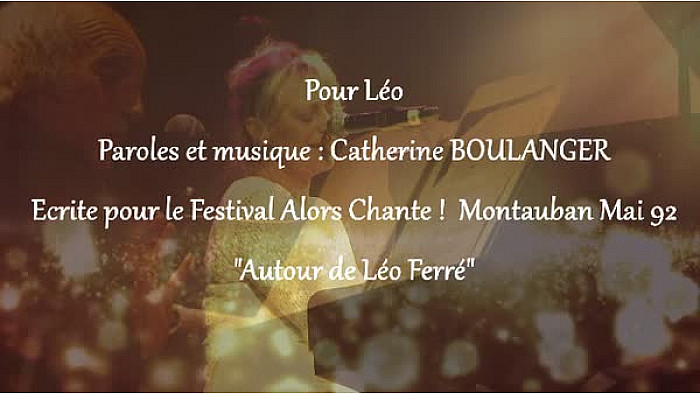 Rediffusion de la chanson Pour Léo - Catherine Boulanger - Version Originale 