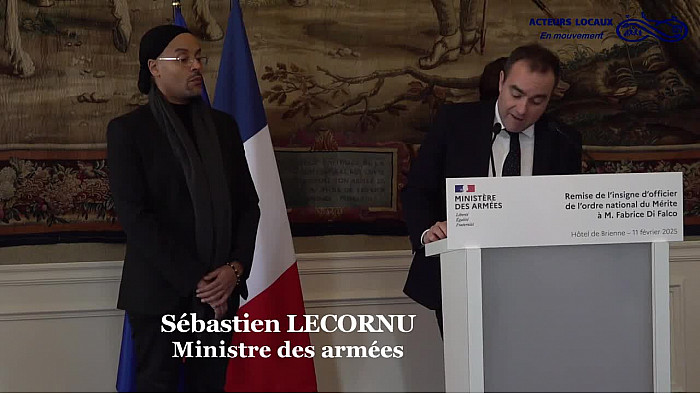 Acteurs Locaux Paris - Fabrice Di FALCO  officier de l'ordre national du Mérite 