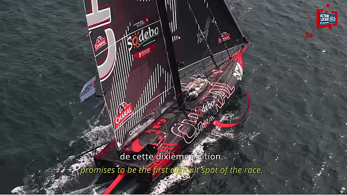 TV Locale Vendée - 2ème journée du Vendée-Globe 2024 aux abords du Cap Finistère