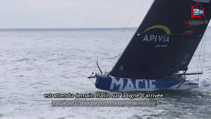 TV Locale Vendée 64éme journée du Vendée Globe 2024 - CHARLIE DALIN sur Macif à moins de 130 miles des Sables d'Olonne
