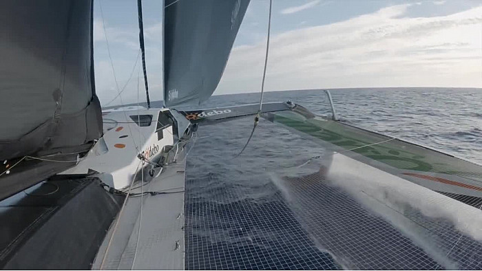 Trophée Jules Verne 𝗚𝗹𝗶𝘀𝘀𝗮𝗱𝗲 𝗮̀ 𝗵𝗮𝘂𝘁𝗲 𝘃𝗶𝘁𝗲𝘀𝘀𝗲 𝗲𝗻 𝗱𝗶𝗿𝗲𝗰𝘁𝗶𝗼𝗻 𝗱𝘂 𝗦𝘂𝗱