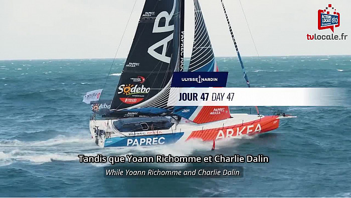 TV Locale Vendée  47éme journée du Vendée Globe 2024 - UNE "ACCALMIE" RARE DANS LE PACIFIQUE