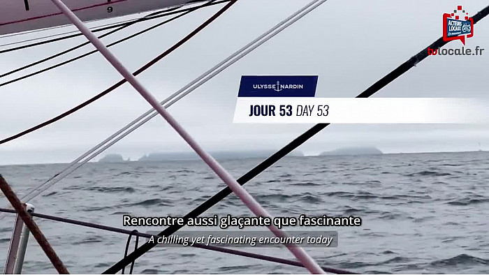 TV Locale Vendée 53éme journée du Vendée Globe 2024 - ICEBERGS À VUE !!  INÉDIT DEPUIS 2008 
