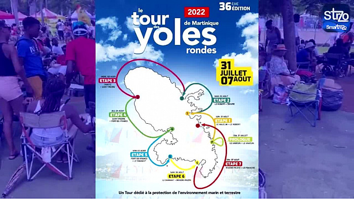 TV Locale Martinique - 4ème étape Saint-Pierre Fort-de-France du "Tour de la Martinique des Yoles Rondes"