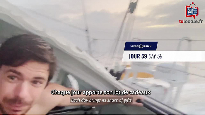 TV Locale Vendée 59éme journée du Vendée Globe 2024 - Le duo de tête continue de filer à plein régime dans les alizés