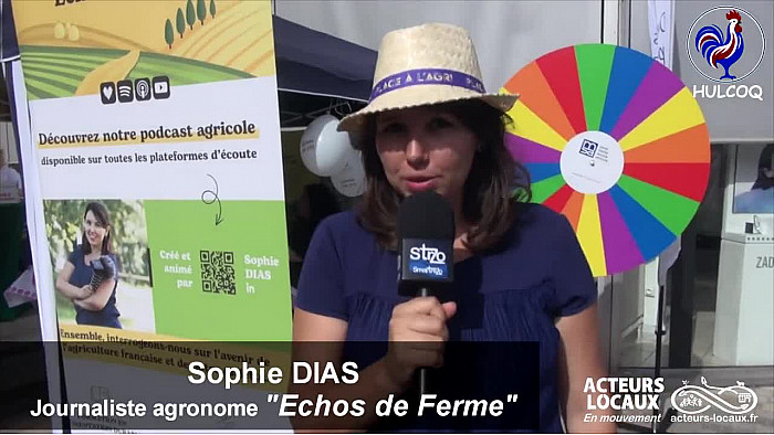 TV Locale Montauban - Sophie DIAS "Echos de Ferme" était présente aux Journées Nationales de l'Agriculture à Montauban
